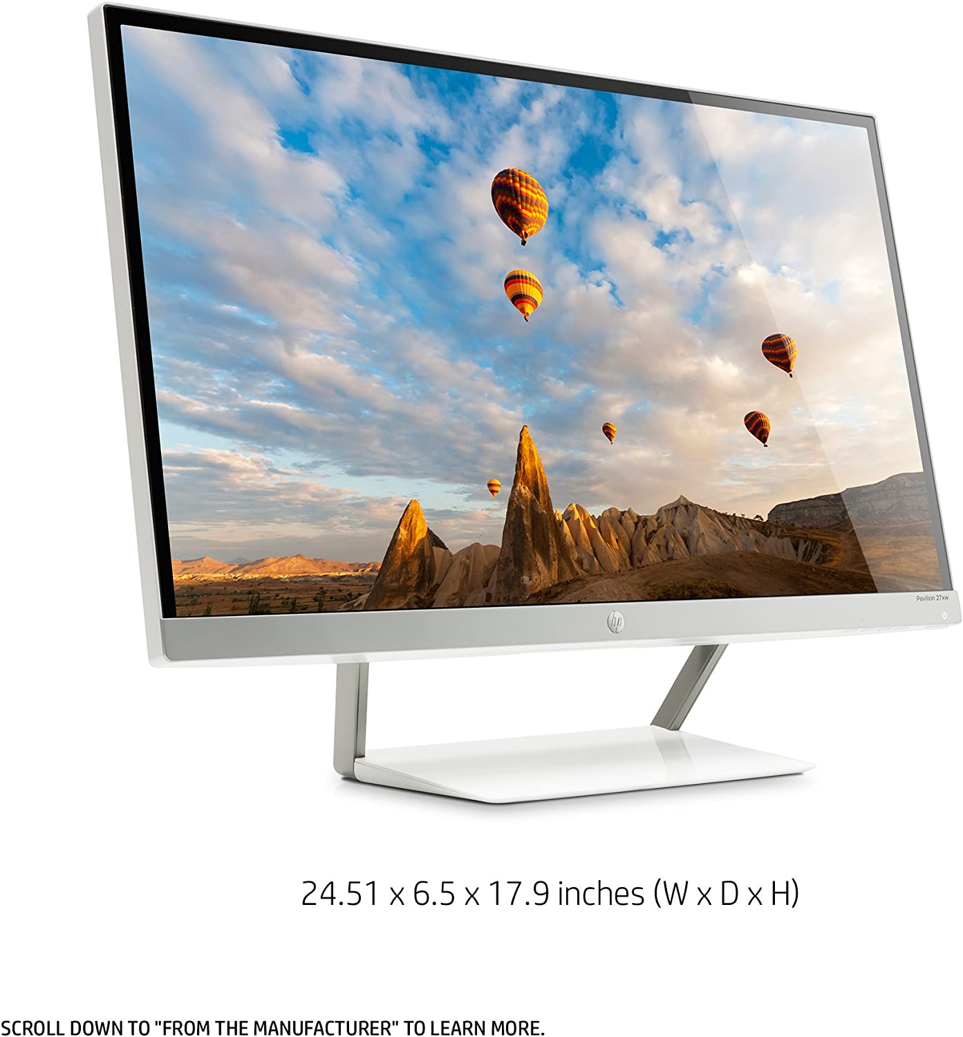 33-38 HP 27XW 27″ Slim LED Monitor - product image
