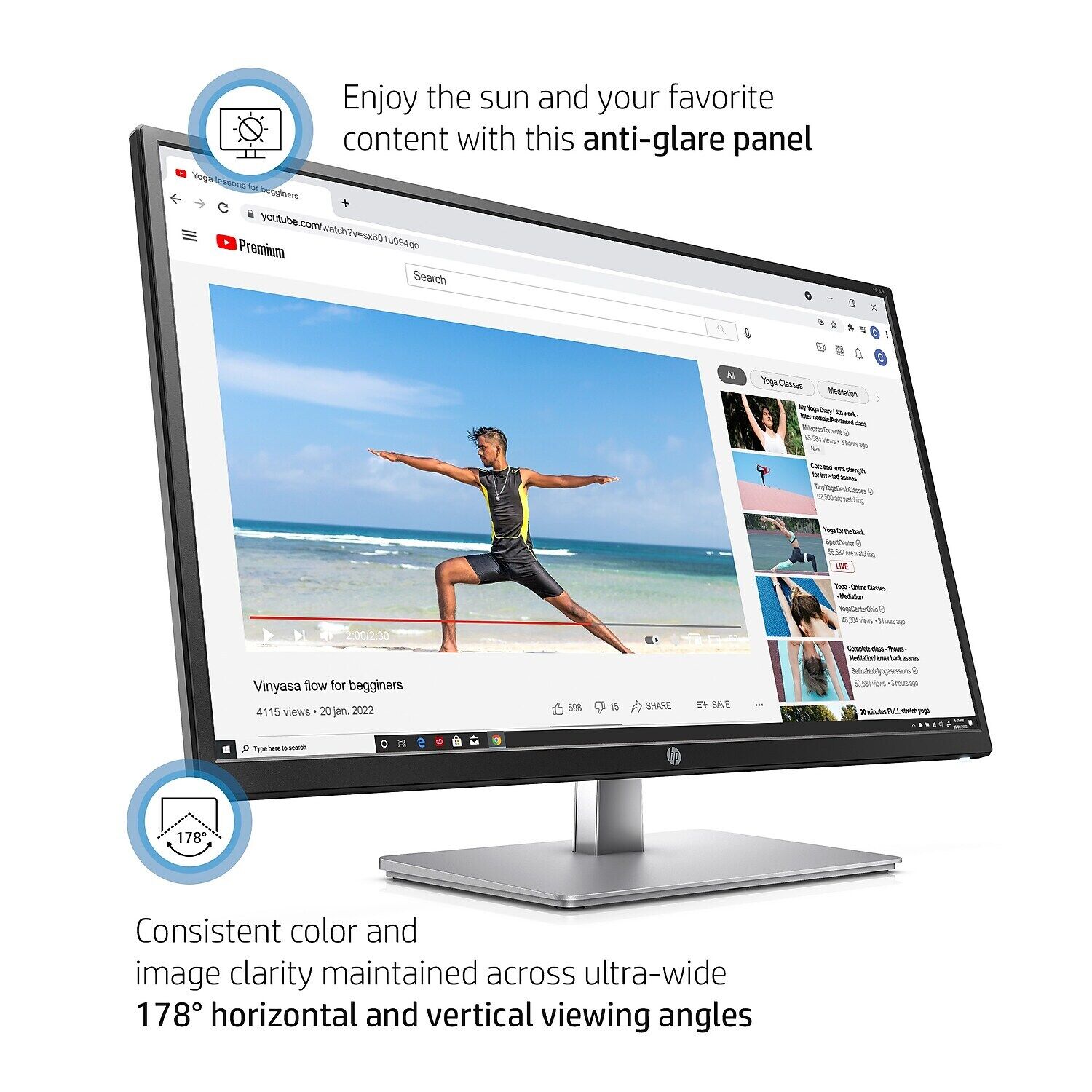 33-39 HP 32S 31.5″ Slim LED Monitor - product image