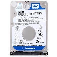 NOTEBOOK HARD DISK WD 500GB BLUE 2.5″ SATA