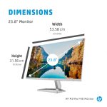HP M24FW 24″ Slim LED Monitor White - product image