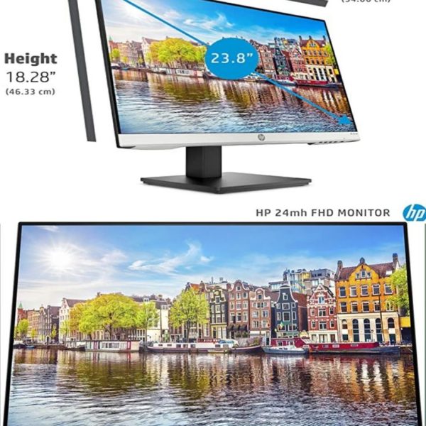 HP 24MH 24″ LED Monitor - product image