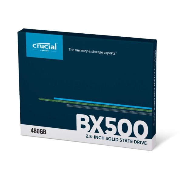 CRUCIAL BX500 480GB SSD 2.5″