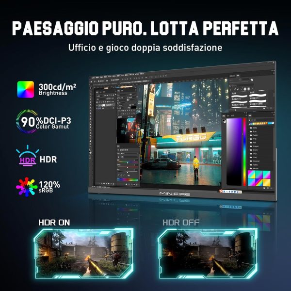 MiniFire MFG25X1 Pro 25" Gaming Monitor - product image