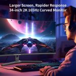 MiniFire MFG34C5Q Gaming Curved 34" Monitor - product image