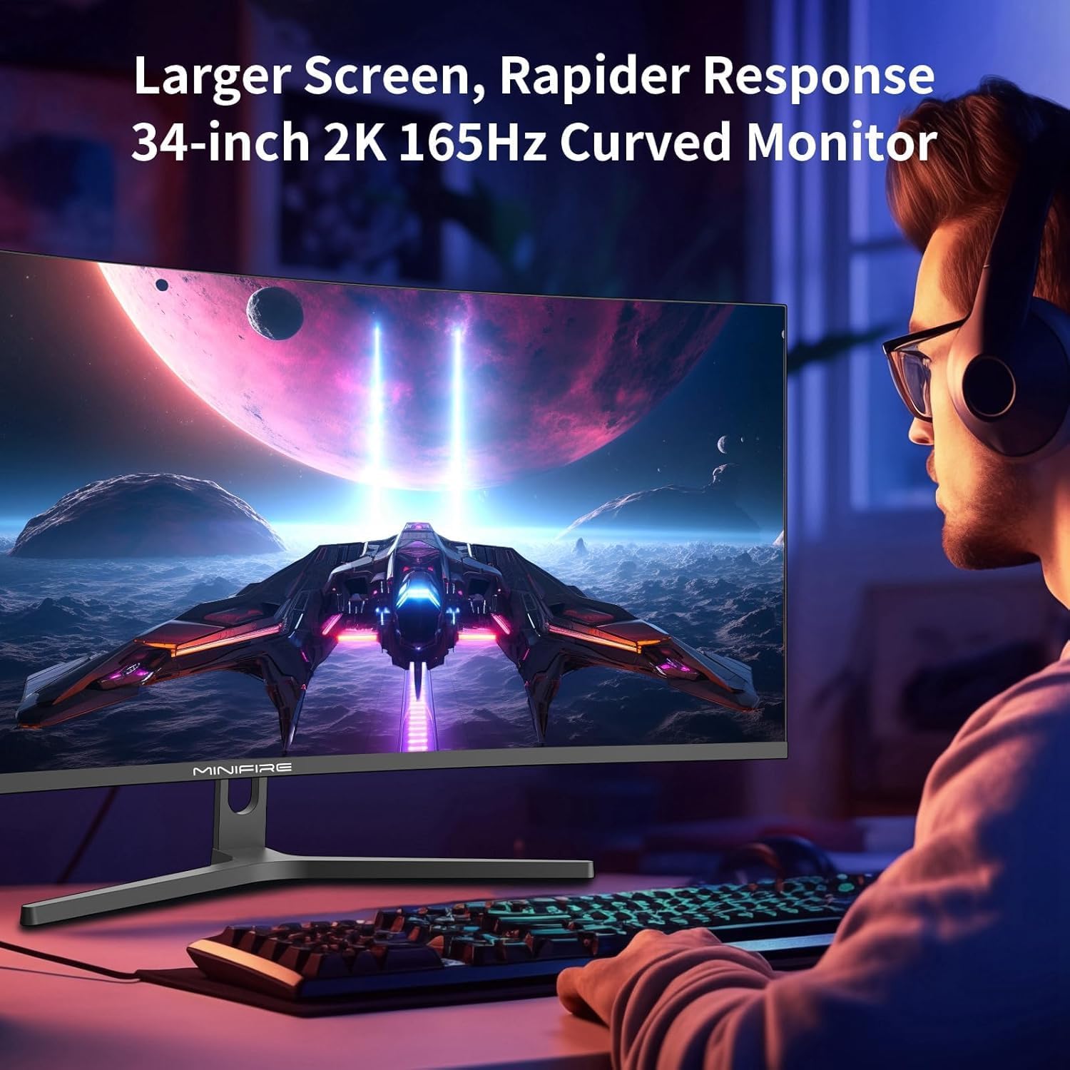 71brwmbFr-L_AC_SL1500_ MiniFire MFG34C5Q Gaming Curved 34" Monitor - product image