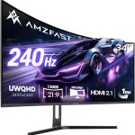 AMAZON AMZG34C5Q PRO 34″ Curved Gaming Monitor