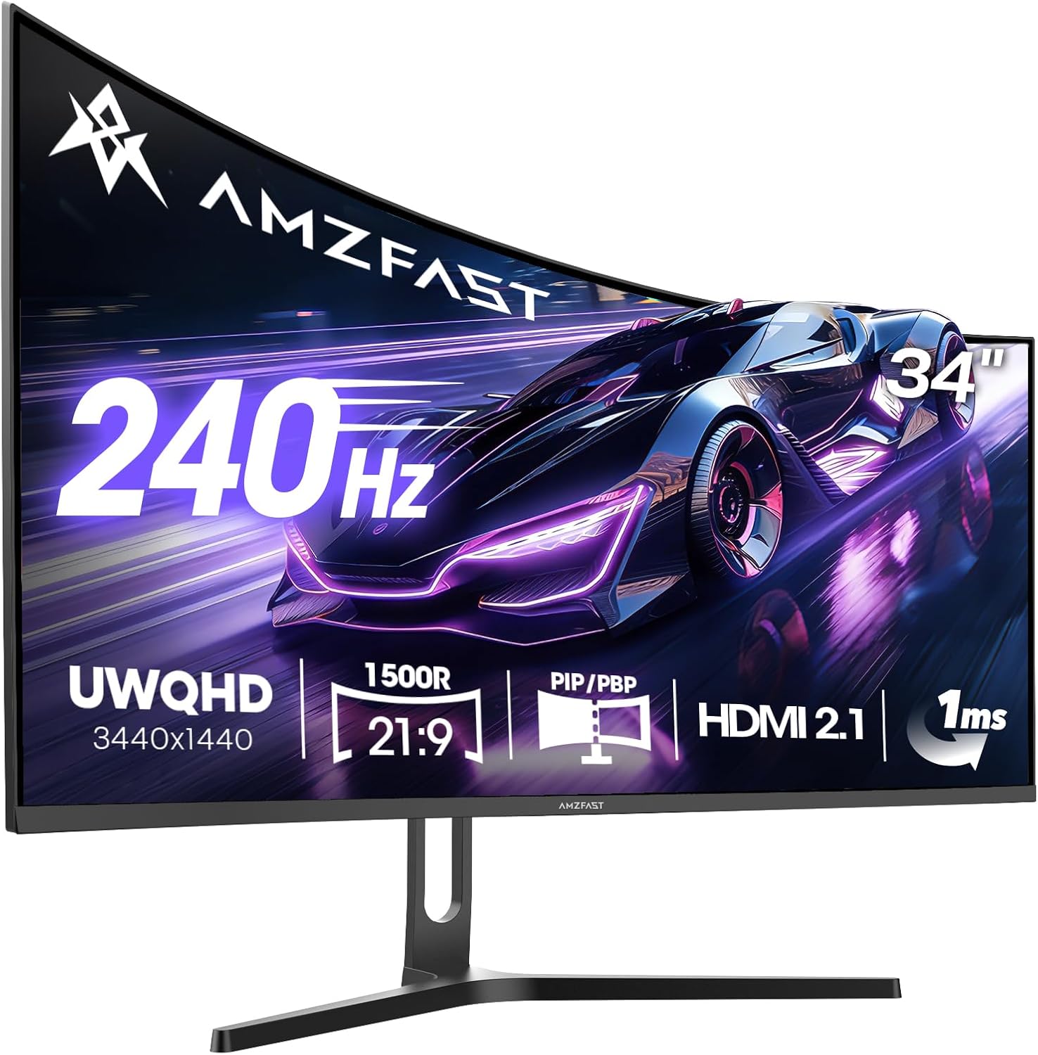 71m0GQ5ftL_AC_SL1500_ AMAZON AMZG34C5Q PRO 34″ Curved Gaming Monitor