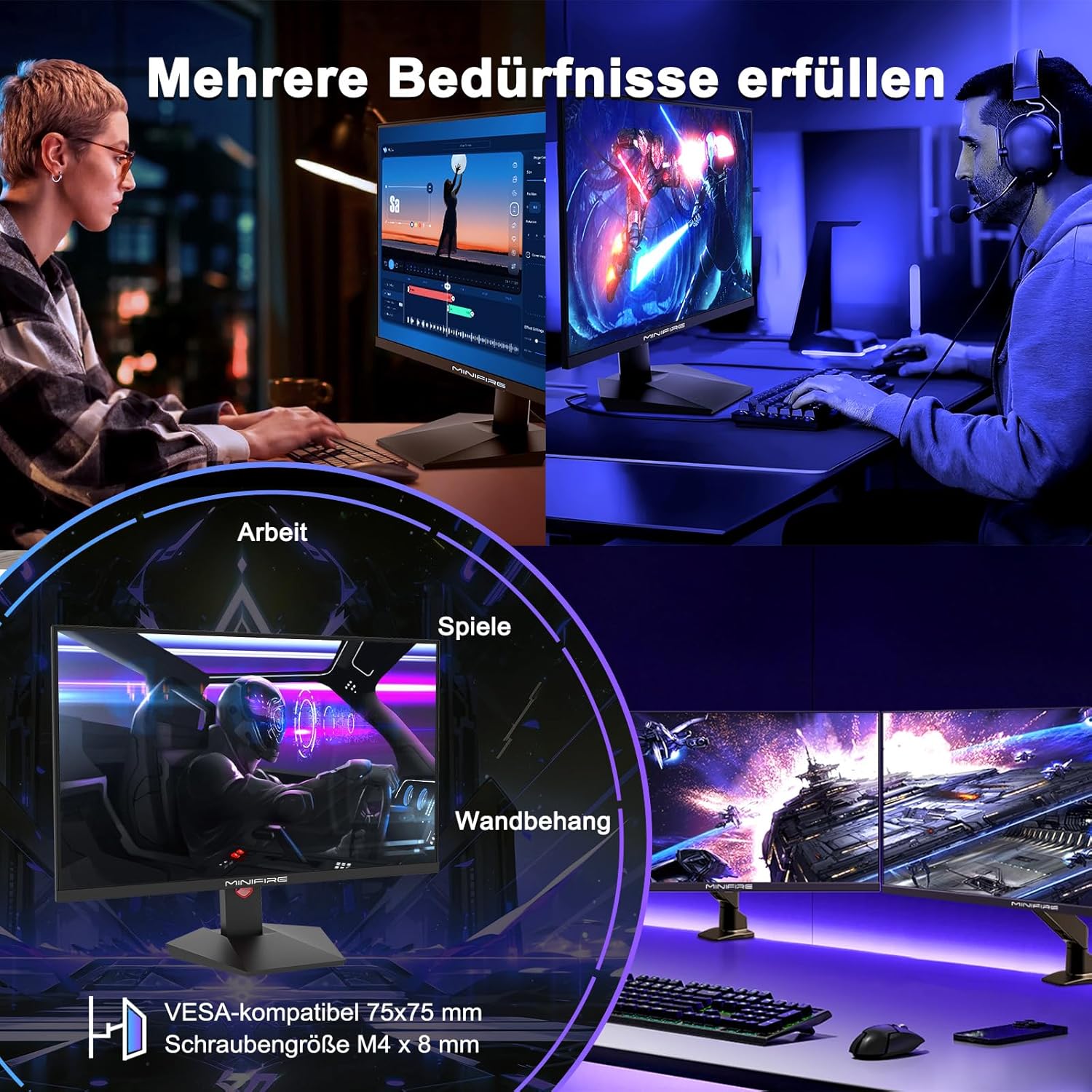 81SszVXWQWL_AC_SL1500_ MiniFire MFG24X5Q Gaming Monitor 24" - product image