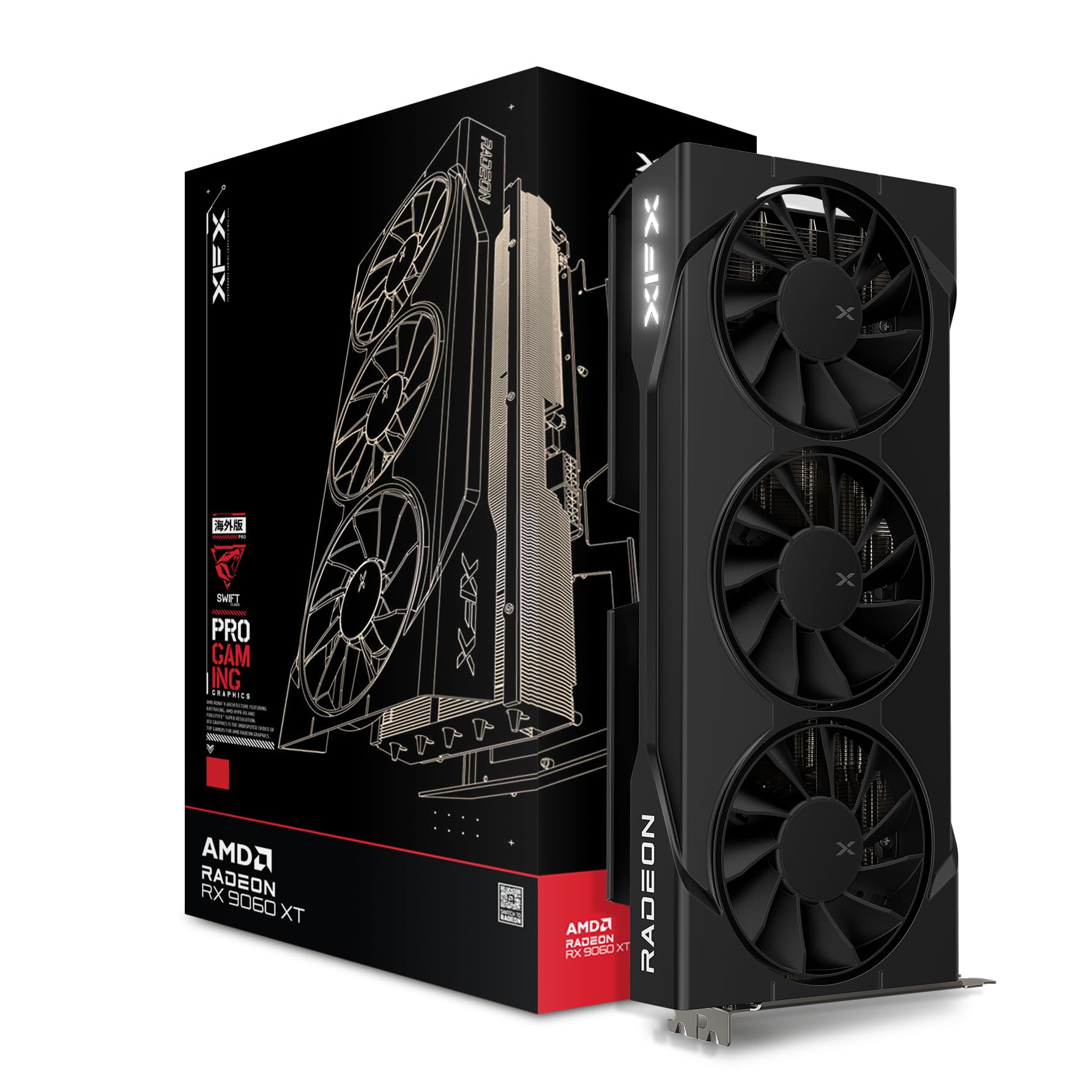 9060XT 8GB XFX Swift AMD Radeon RX 9060 XT OC Gaming Edition 8GB