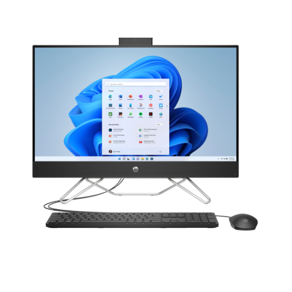 HP 22-DD0133W ALL-IN-ONE PENTIUM SILVER J5040 22″ BLACK