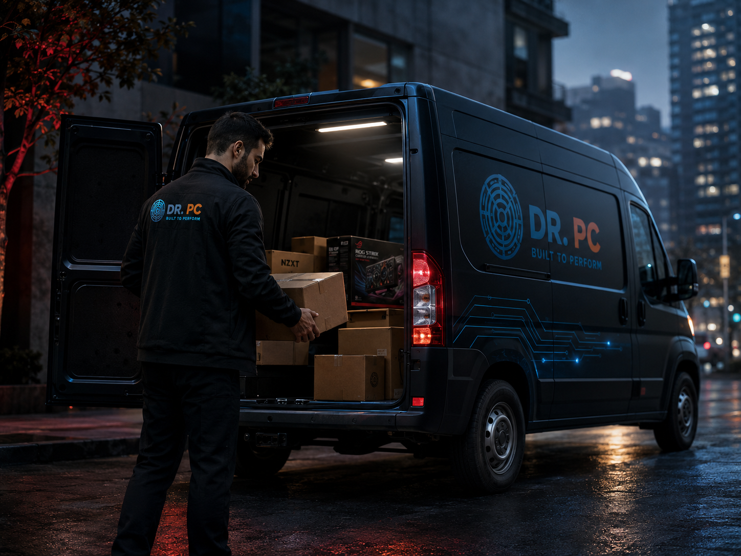 Technology products prepared for delivery
