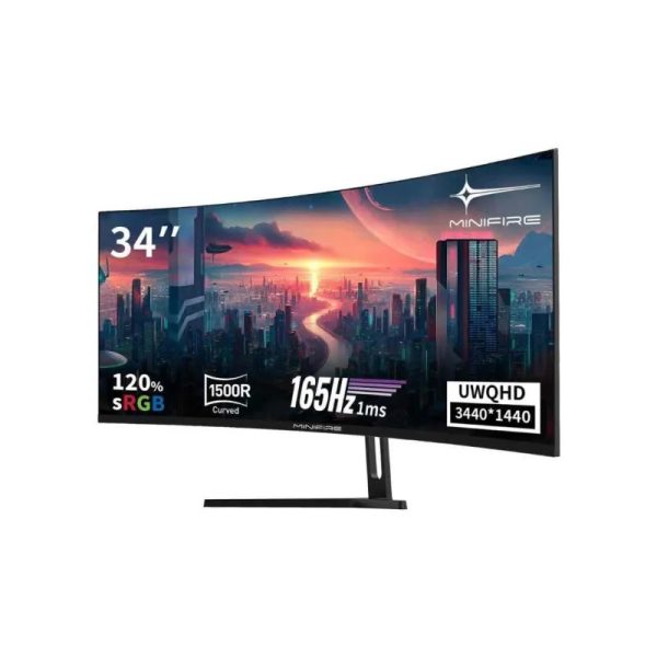 MINIFIRE MFG34C5Q Gaming Curved 34″ Monitor
