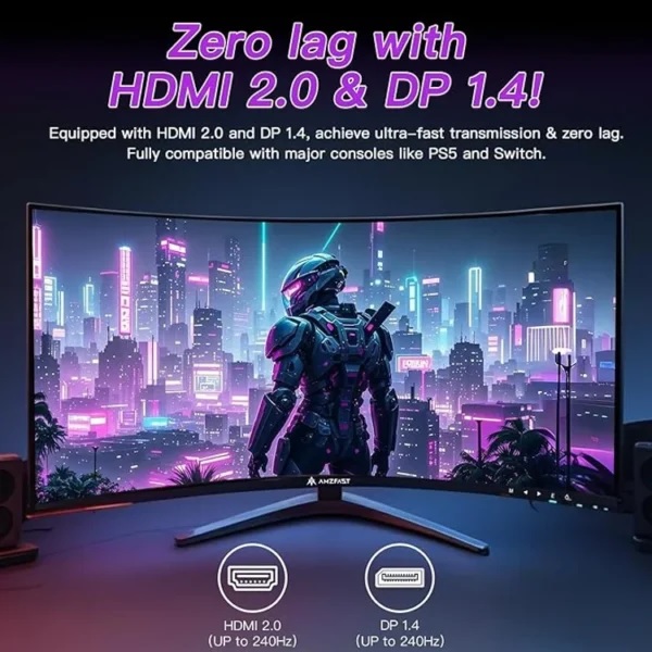 KH Amazon AMZG32C3F 32" Curved Gaming Monitor - product image