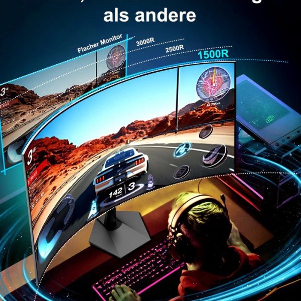 MiniFire MF24C1 Curved 24" Monitor - product image
