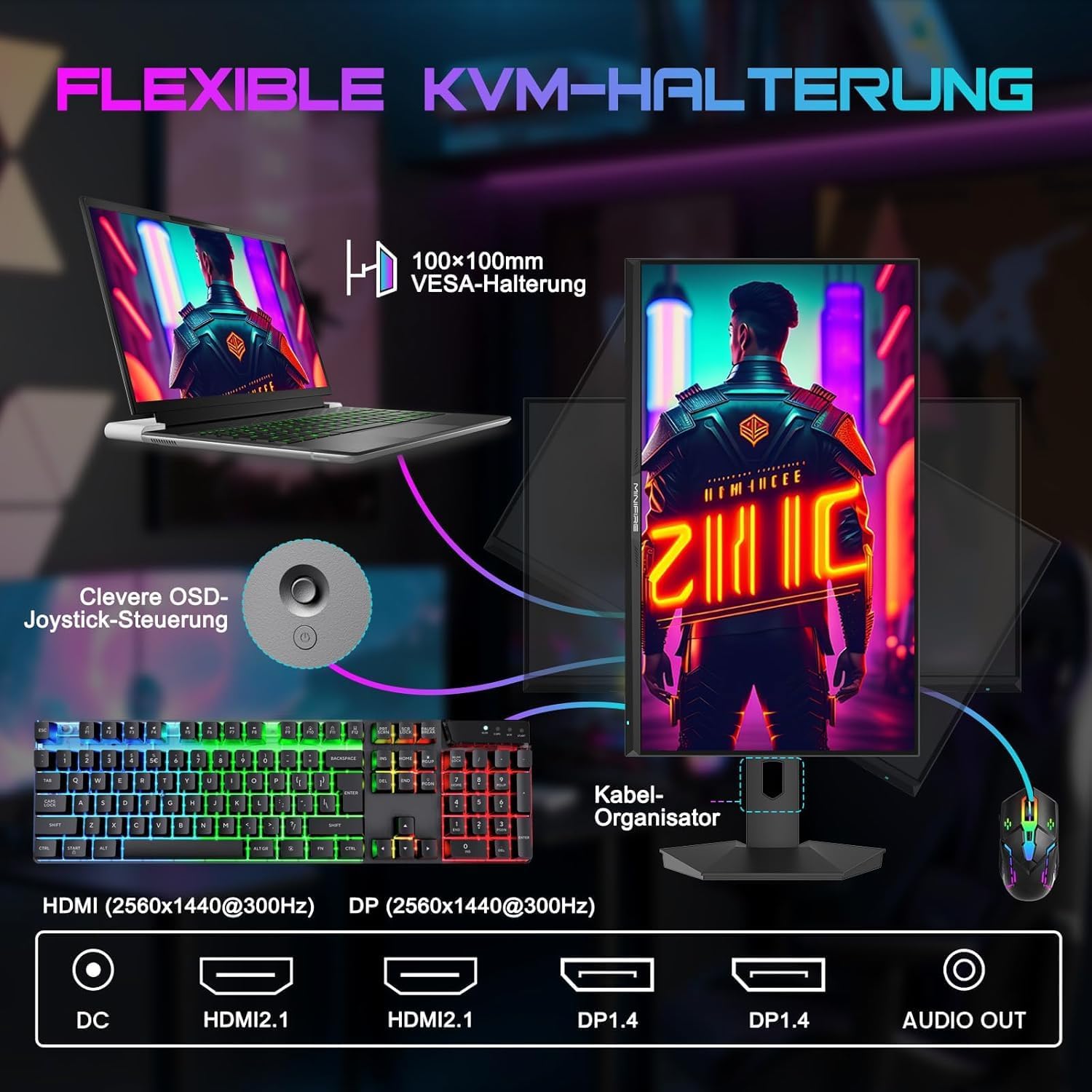 MINIFIRE4 MiniFire MFG27F6Q Pro - Q300 Gaming Monitor 27" - product image