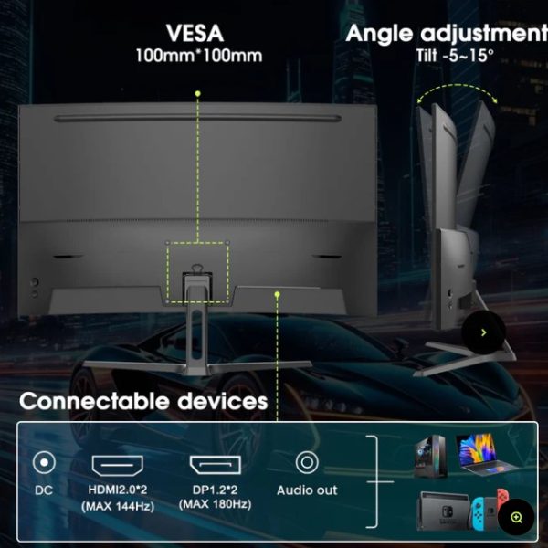 Amazon AMZG27C1Q 27" Curved Gaming Monitor - product image