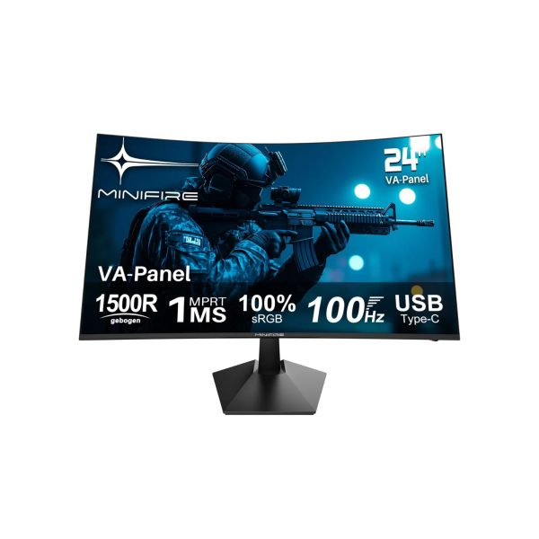MINIFIRE MF24C1 Curved 24″ Monitor