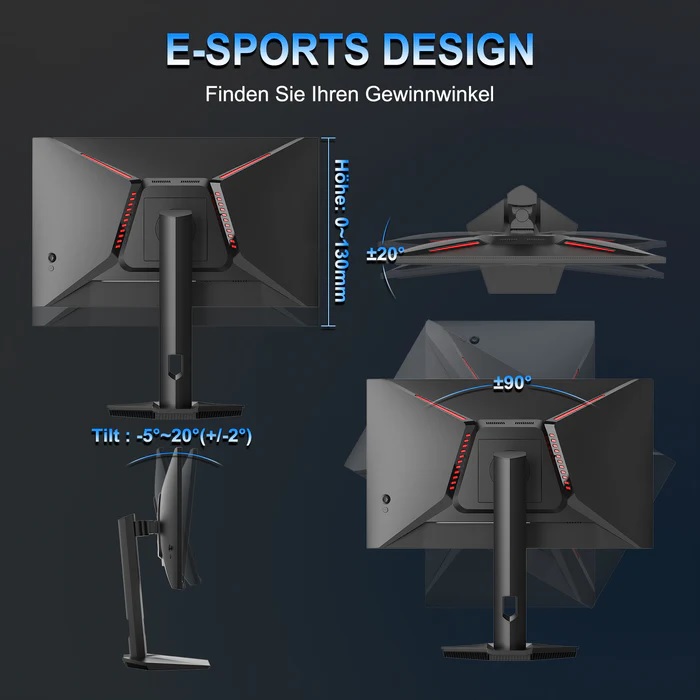 VCCVX MiniFire MFG25F6Q Pro 25" Gaming Monitor - product image