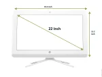 HP Pavilion 22-C0009 All-in-One AMD A9 22" White - product image