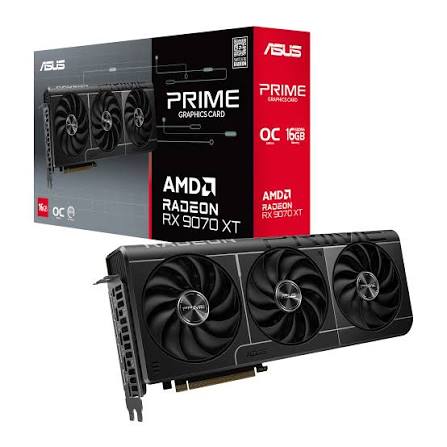 ASUS PRIME AMD RADEON RX 9070XT 16 GB 3 FANS OC