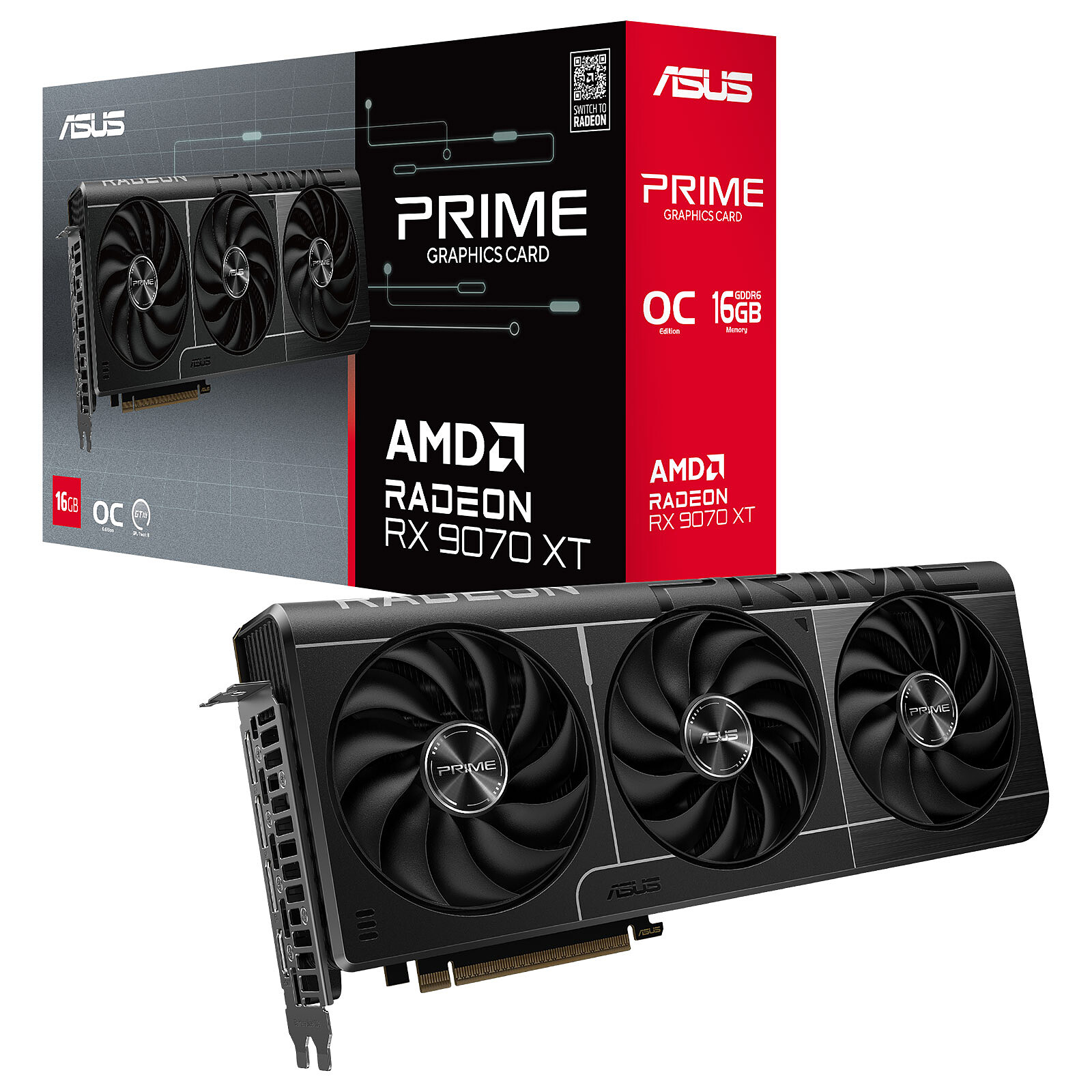 asus prime rx 9070 ASUS PRIME AMD RADEON RX 9070 16 GB